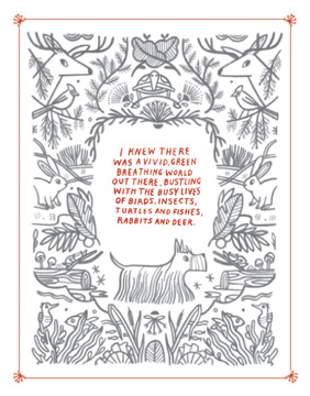 breathing world Illustration